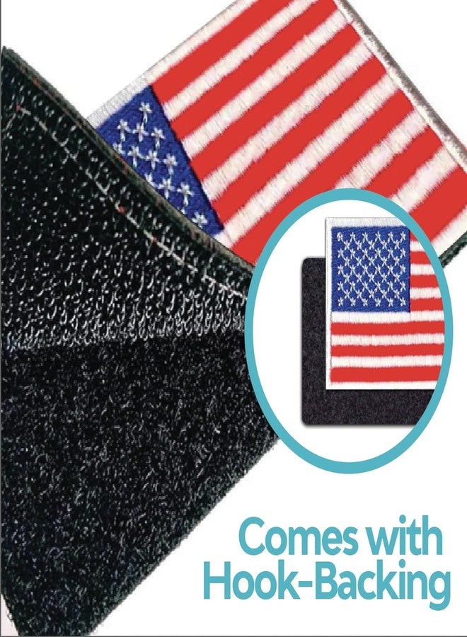 Laughing Lizards American Flag Tactical Patch (2-Pack) | Hook & Loop 2x3 USA Flag Military Patch, Tactical Patches for Backpacks, Hats, Bags, and Equipment - Image 5
